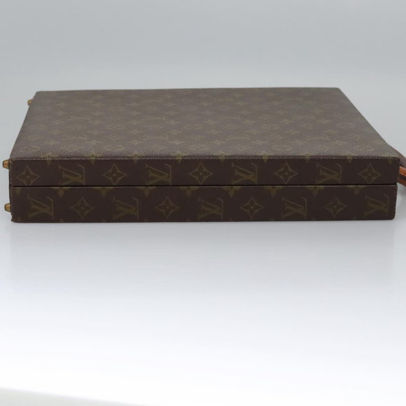 LOUIS VUITTON Monogram Attache case Hand Bag LV Auth MY174A