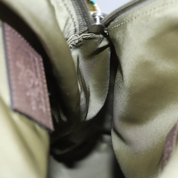 GUCCI GUCCI x THE NORTH FACE Backpack Nylon Cream 650288 Auth MY182V