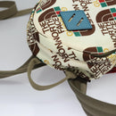 GUCCI GUCCI x THE NORTH FACE Backpack Nylon Cream 650288 Auth MY182V-6