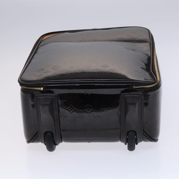 LOUIS VUITTON Monogram Vernis Pegas 45 Suitcase Amarante M91277 LV Auth MY187