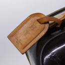 LOUIS VUITTON Monogram Vernis Pegas 45 Suitcase Amarante M91277 LV Auth MY187-9