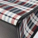 GUCCI Tote Bag Canvas Leather White Black Silver 659983 Auth MY189A-12