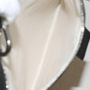 GUCCI Tote Bag Canvas Leather White Black Silver 659983 Auth MY189A-19