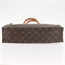 LOUIS VUITTON Monogram Sac Plat Hand Bag M51140 LV Auth MY201-10