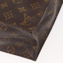 LOUIS VUITTON Monogram Sac Plat Hand Bag M51140 LV Auth MY201-12
