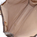 LOUIS VUITTON Monogram Sac Plat Hand Bag M51140 LV Auth MY201-18