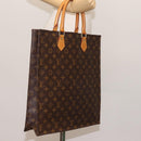 LOUIS VUITTON Monogram Sac Plat Hand Bag M51140 LV Auth MY201-23