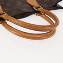 LOUIS VUITTON Monogram Sac Plat Hand Bag M51140 LV Auth MY201-8