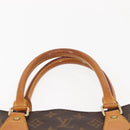 LOUIS VUITTON Monogram Sac Plat Hand Bag M51140 LV Auth MY201-9