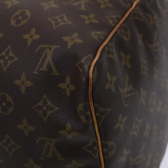 LOUIS VUITTON Monogram Keepall 55 Boston Bag M41424 LV Auth MY203