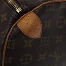 LOUIS VUITTON Monogram Keepall 55 Boston Bag M41424 LV Auth MY203-18
