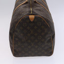 LOUIS VUITTON Monogram Keepall 55 Boston Bag M41424 LV Auth MY203-3