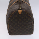 LOUIS VUITTON Monogram Keepall 55 Boston Bag M41424 LV Auth MY203-4