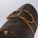 LOUIS VUITTON Monogram Keepall 55 Boston Bag M41424 LV Auth MY203-6