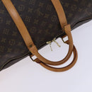LOUIS VUITTON Monogram Keepall 55 Boston Bag M41424 LV Auth MY203-7