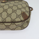 GUCCI GG Supreme Web Sherry Line Shoulder Bag PVC Beige 156 02 066 Auth MY221-15