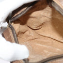 GUCCI GG Supreme Web Sherry Line Shoulder Bag PVC Beige 156 02 066 Auth MY221-18