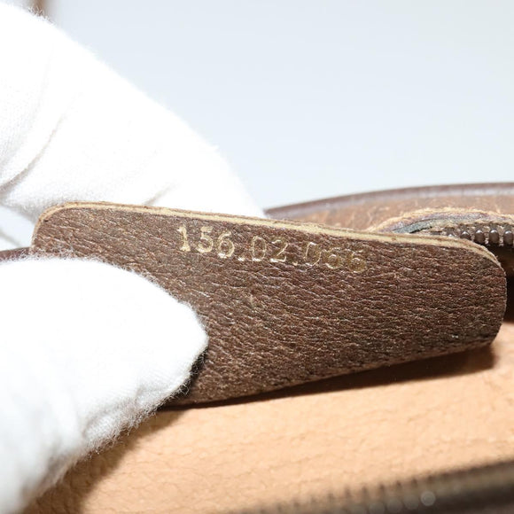 GUCCI GG Supreme Web Sherry Line Shoulder Bag PVC Beige 156 02 066 Auth MY221