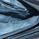 GUCCI GG Supreme Sherry Line Shoulder Bag PVC Navy Gold Red 010 378 Auth MY222-17