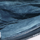 GUCCI GG Supreme Sherry Line Shoulder Bag PVC Navy Gold Red 010 378 Auth MY222-20