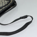 GUCCI GG Supreme Sherry Line Shoulder Bag PVC Navy Gold Red 010 378 Auth MY222-7