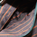 LOEWE Velazquez Shoulder Bag Leather Blue Gold Auth MY227-21