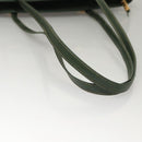 LOEWE Velazquez Shoulder Bag Leather Blue Gold Auth MY227-7