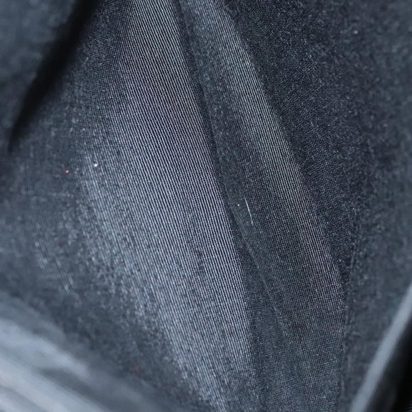 CHANEL Matelasse Chain Tote Bag Canvas Black Gold CC Auth MY229