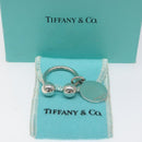 TIFFANY&Co. Key Ring Ag925 Silver Auth MY237-6