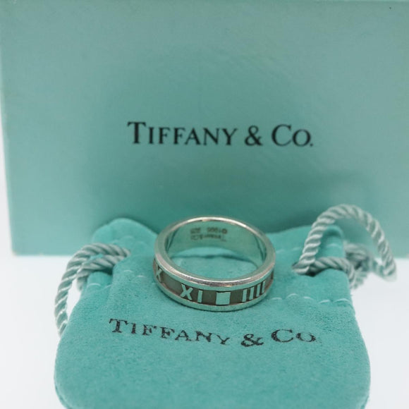 TIFFANY&Co. Atlas Ring Ag925 Silver Auth MY238