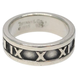 TIFFANY&Co. Atlas Ring Ag925 Silver Auth MY239
