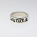 TIFFANY&Co. Atlas Ring Ag925 Silver Auth MY239-3
