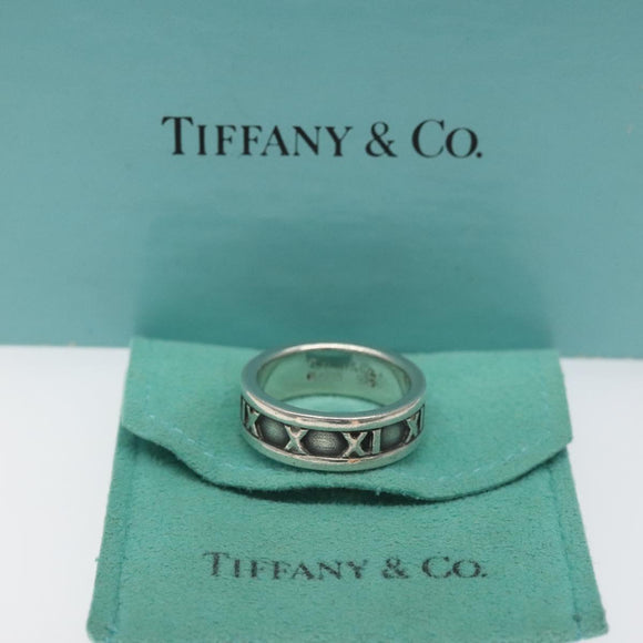 TIFFANY&Co. Atlas Ring Ag925 Silver Auth MY239