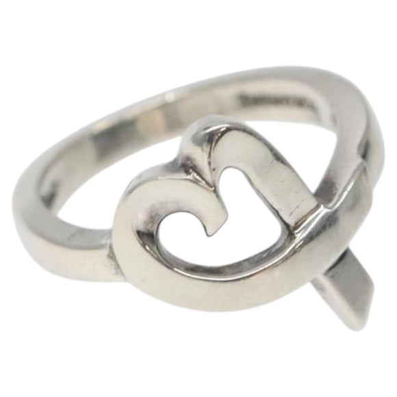 TIFFANY&Co. Loving Heart Ring Ag925 Silver Auth MY240