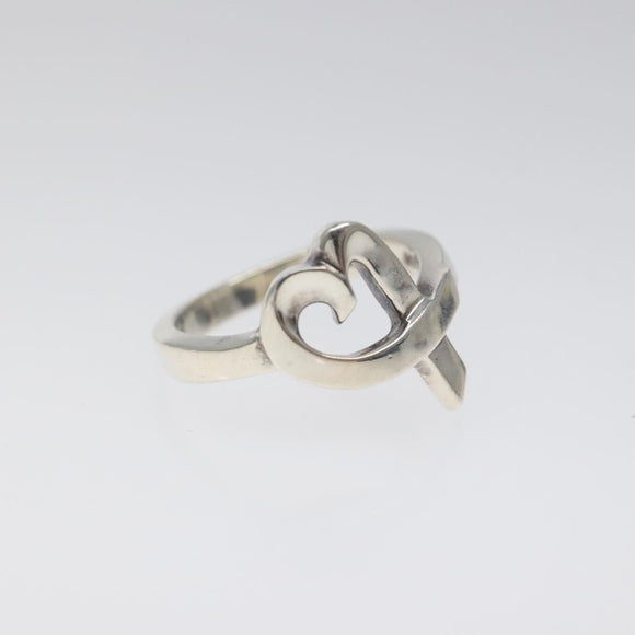 TIFFANY&Co. Loving Heart Ring Ag925 Silver Auth MY240