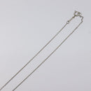 TIFFANY&Co. Open Heart Necklace Ag925 Silver Auth MY241-10