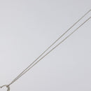 TIFFANY&Co. Open Heart Necklace Ag925 Silver Auth MY241-4