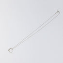 TIFFANY&Co. Open Heart Necklace Ag925 Silver Auth MY241-7