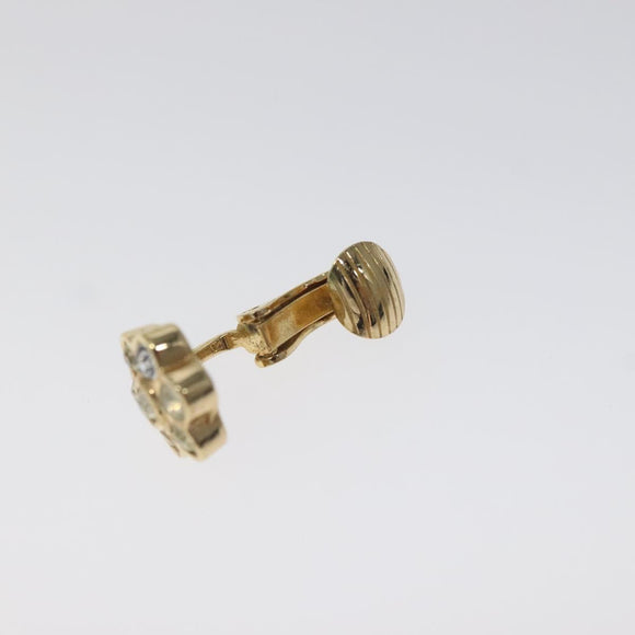 Christian Dior Earring metal Gold Auth MY246