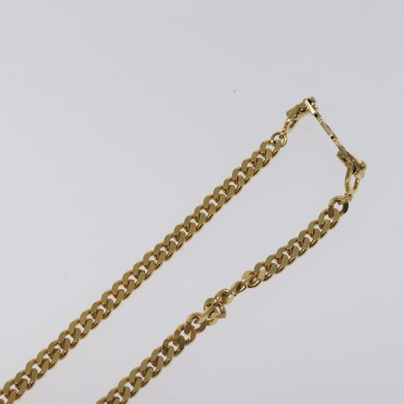 Christian Dior Necklace metal Gold Auth MY248