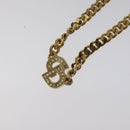 Christian Dior Necklace metal Gold Auth MY248-3