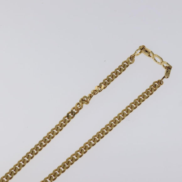 Christian Dior Necklace metal Gold Auth MY248