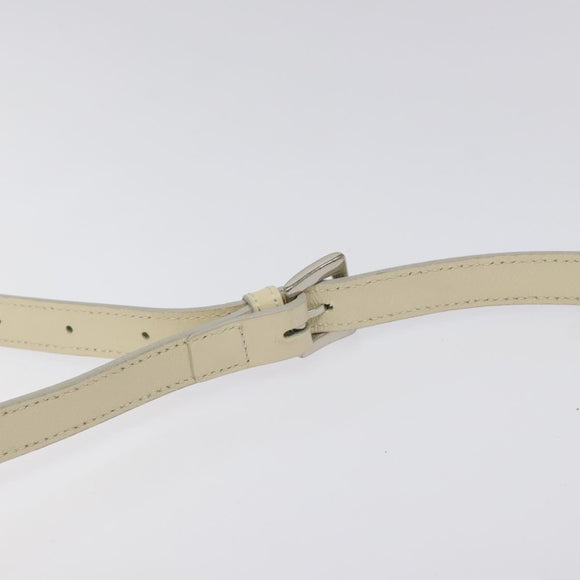 BURBERRY Nova Check Blue Label Shoulder Bag Nylon Red Silver Auth MY252