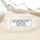GIVENCHY Shoulder Bag Leather White Gold Auth MY255-11