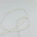 GIVENCHY Shoulder Bag Leather White Gold Auth MY255-8