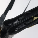 GUCCI GG Supreme Sherry Line Shoulder Bag PVC Navy Gold 96 02 035 Auth MY260-15