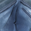 GUCCI GG Supreme Sherry Line Shoulder Bag PVC Navy Gold 96 02 035 Auth MY260-19