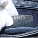 GUCCI GG Supreme Sherry Line Shoulder Bag PVC Navy Gold 96 02 035 Auth MY260-22