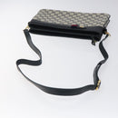 GUCCI GG Supreme Sherry Line Shoulder Bag PVC Navy Gold 96 02 035 Auth MY260-7