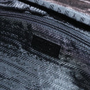 PRADA Hand Bag Velor Dark Brown Auth MY263-15